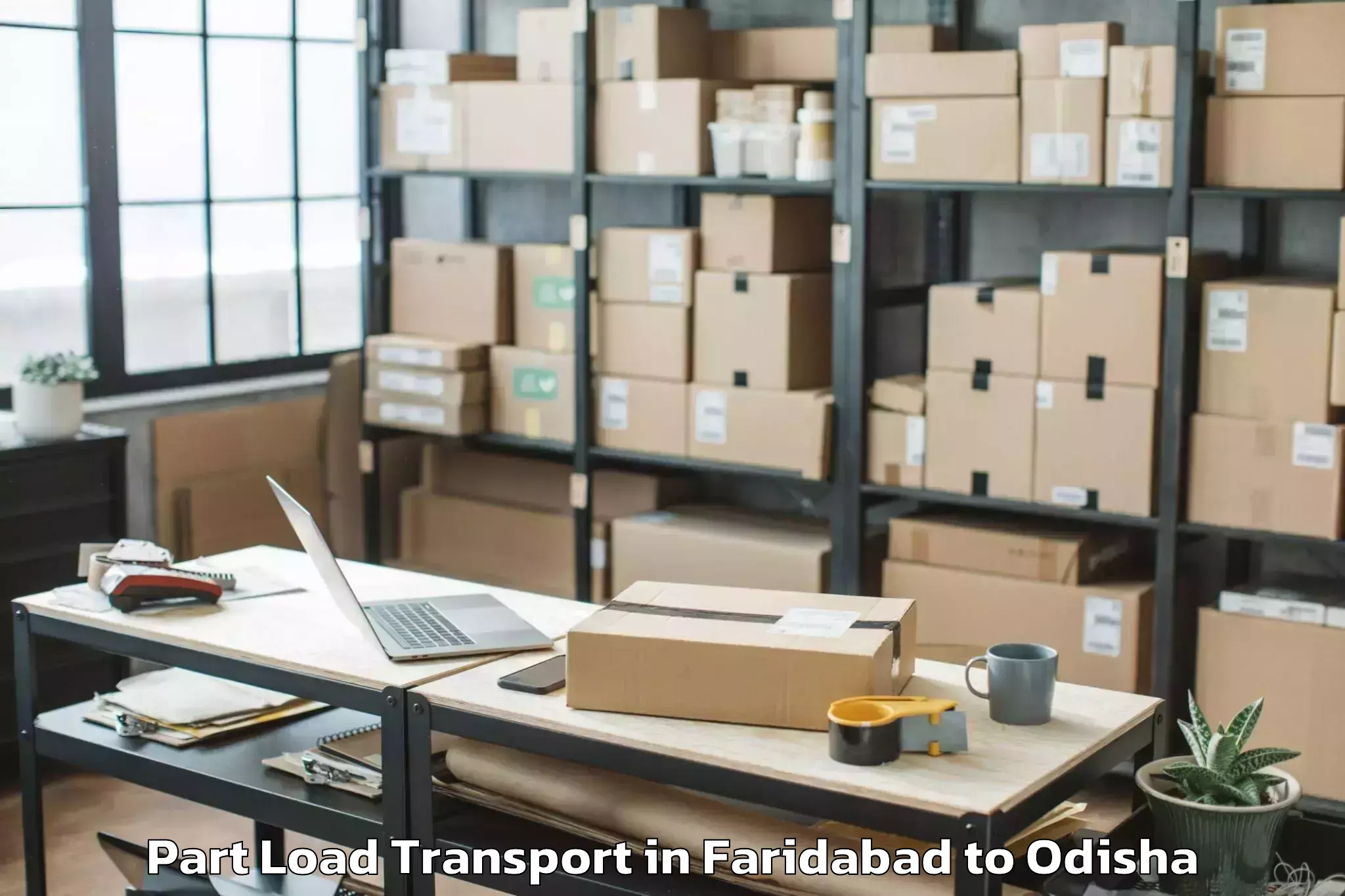 Comprehensive Faridabad to Kashinagara Part Load Transport